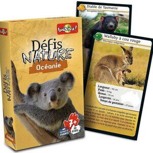 Bioviva Défis Nature- Oceonie -French Card Game New Sealed Ages 7+
